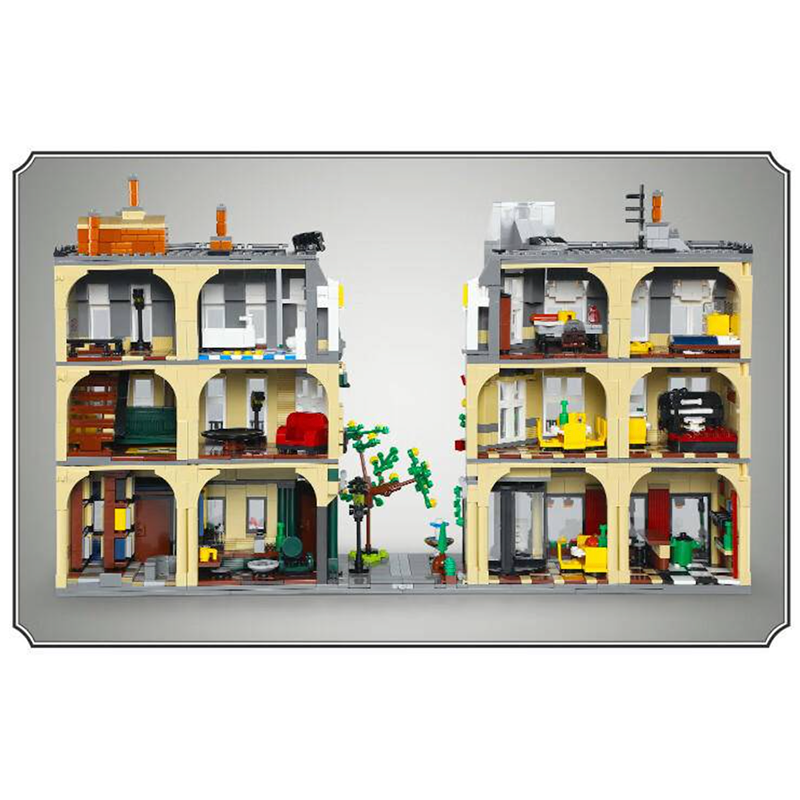 Parisian Street Architecture 3229pcs - Building Blocks set - Turbo Moc