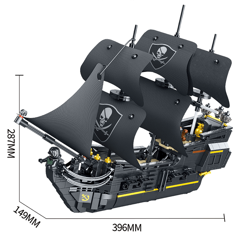 Pirate Ship 920pcs - Building Blocks set - Turbo Moc