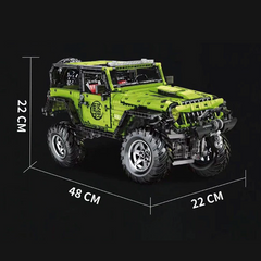 Jeep Wrangler Rubicon Green s set, compatible with Lego