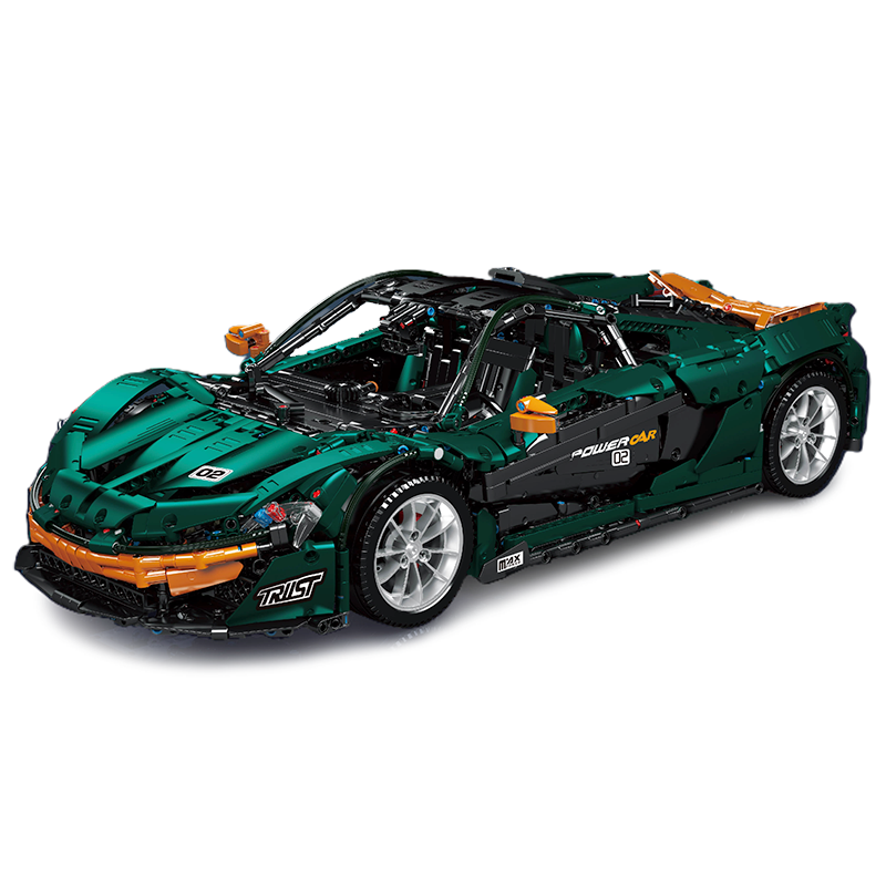 McLaren P1 Green s set, compatible with Lego