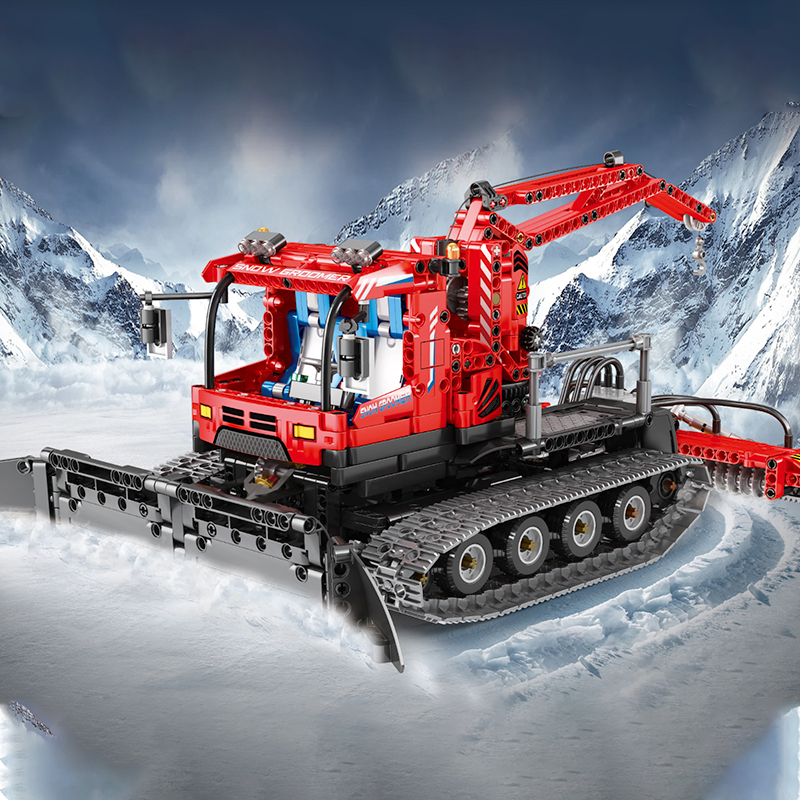 Snow Groomer 1099pcs-Turbo Moc