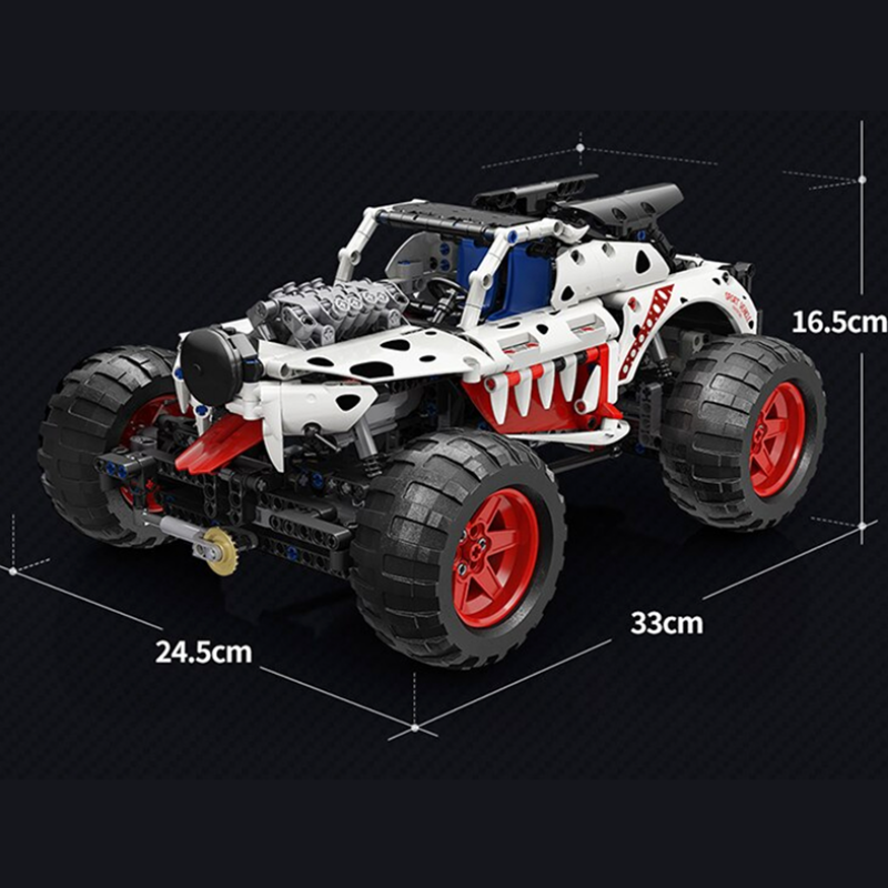 Monster Truck Dalmatian s set, compatible with Lego