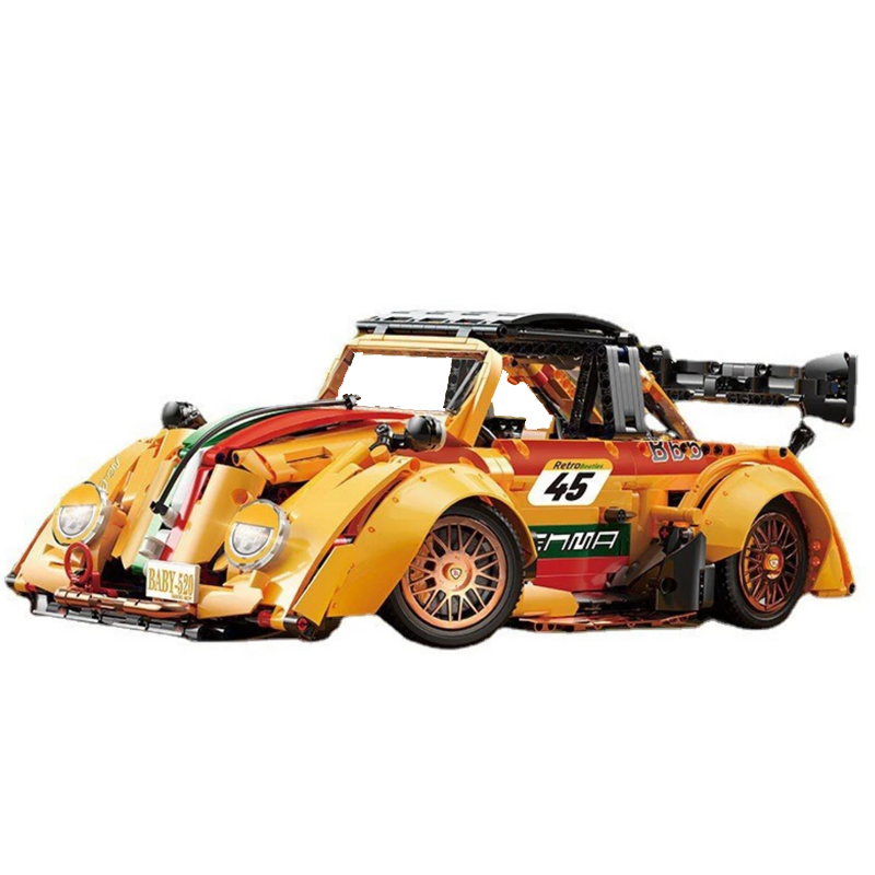 VW Beetle Slammed Cuban Cruiser s set, compatible with Lego