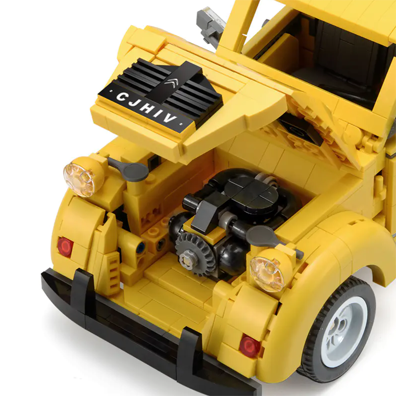 Citroen 2CV s set, compatible with Lego