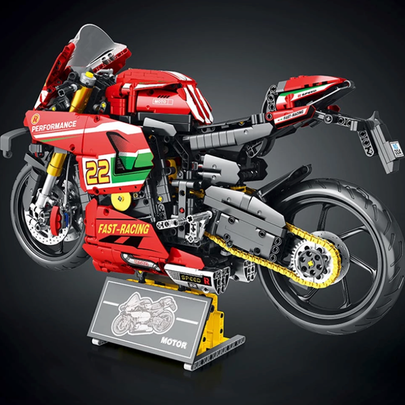 Ducati V4r s set, compatible with Lego