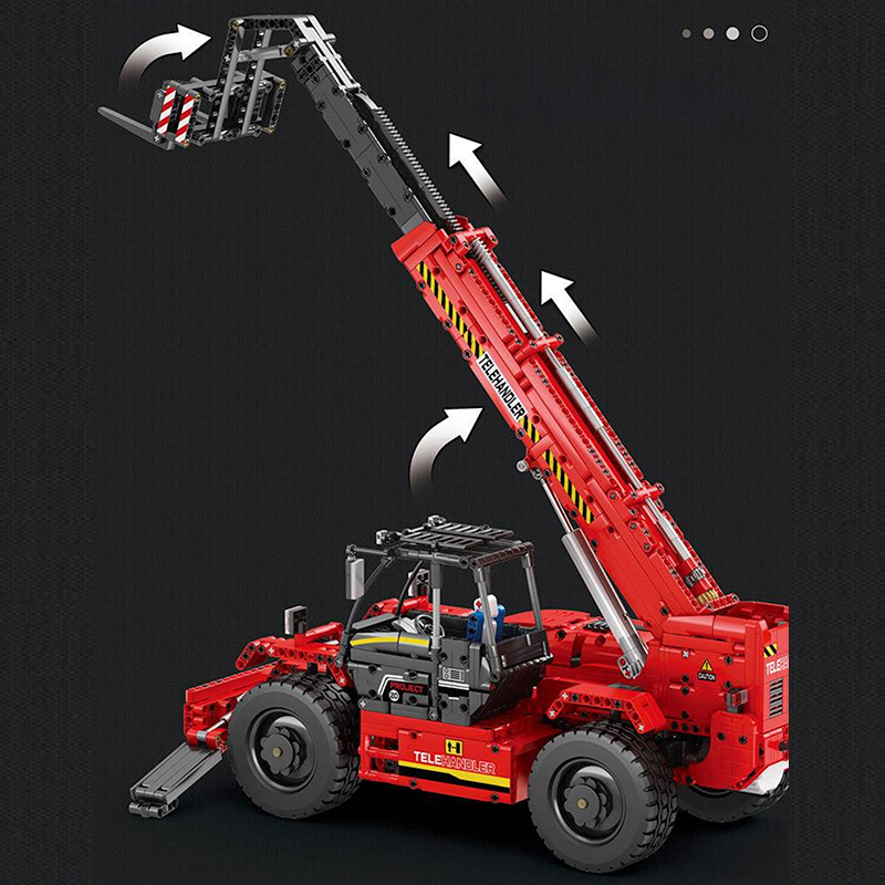 Telescopic Arm Forklift 2260pcs-Turbo Moc