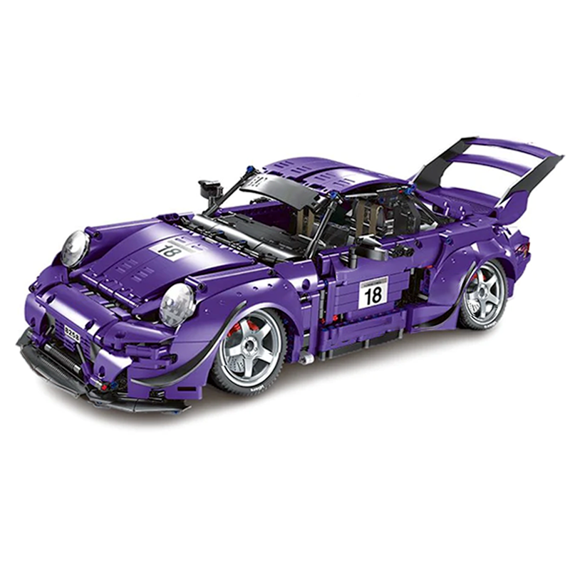 Porsche 993 Rotana RWB s set, compatible with Lego