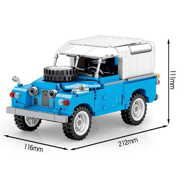 Land Rover serie IIA 88 s set, compatible with Lego