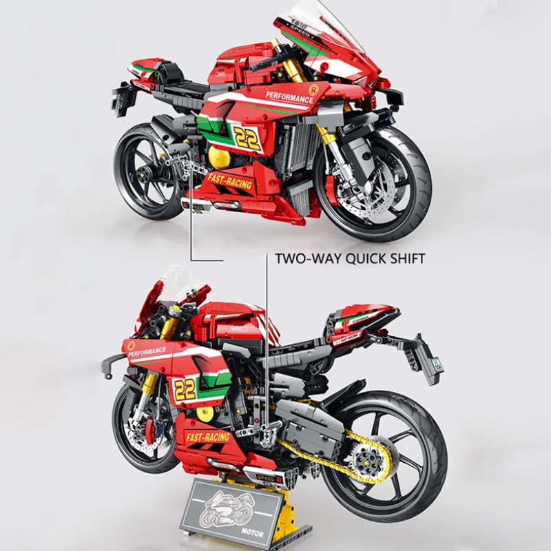 Ducati V4r s set, compatible with Lego