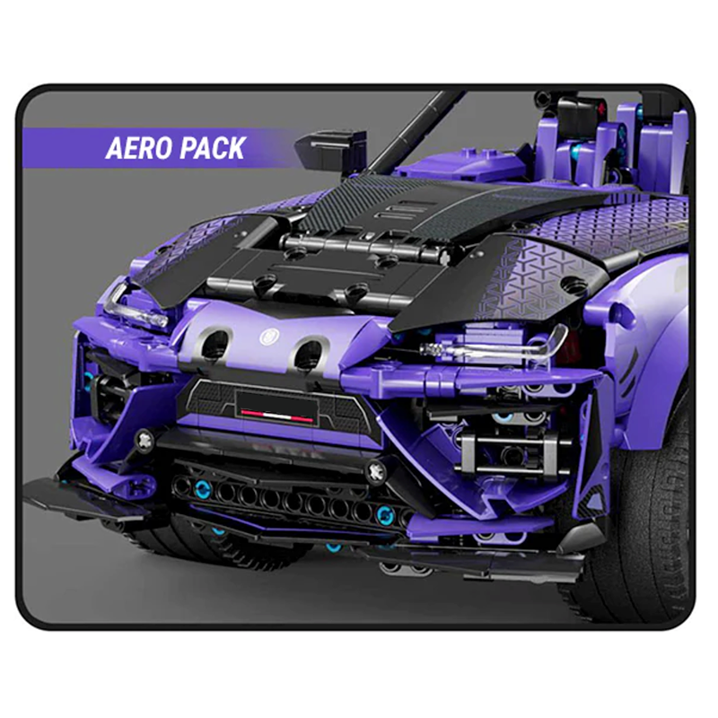 Lamborghini Urus Satin Purple s set, compatible with Lego