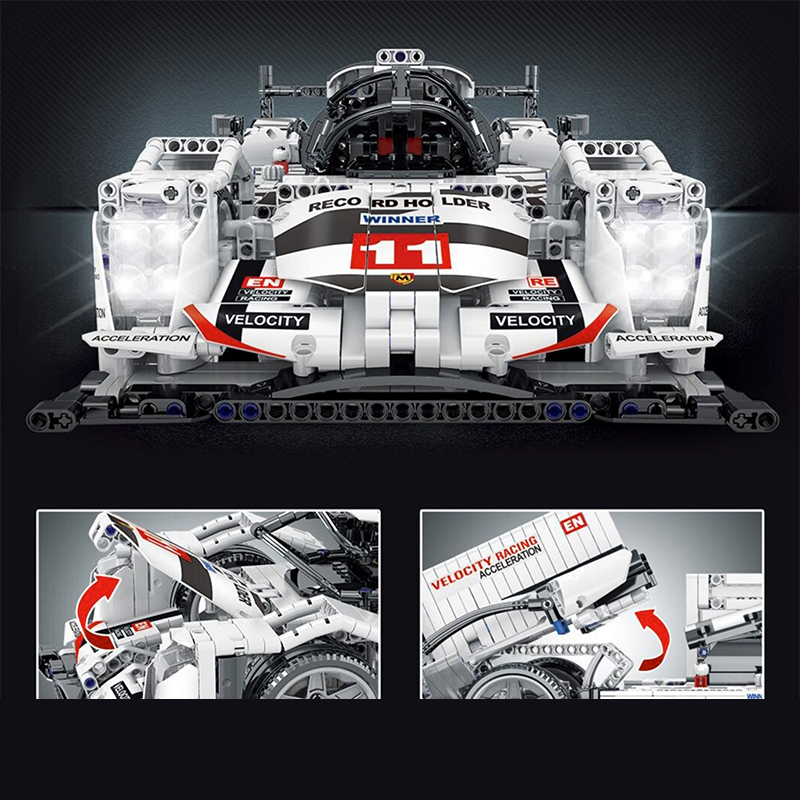 Porsche 919 Le Mans s set, compatible with Lego