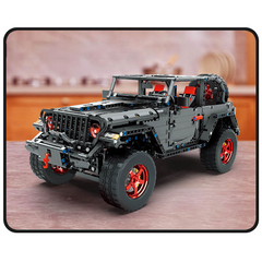 Jeep Wrangler Rubicon Black s set, compatible with Lego