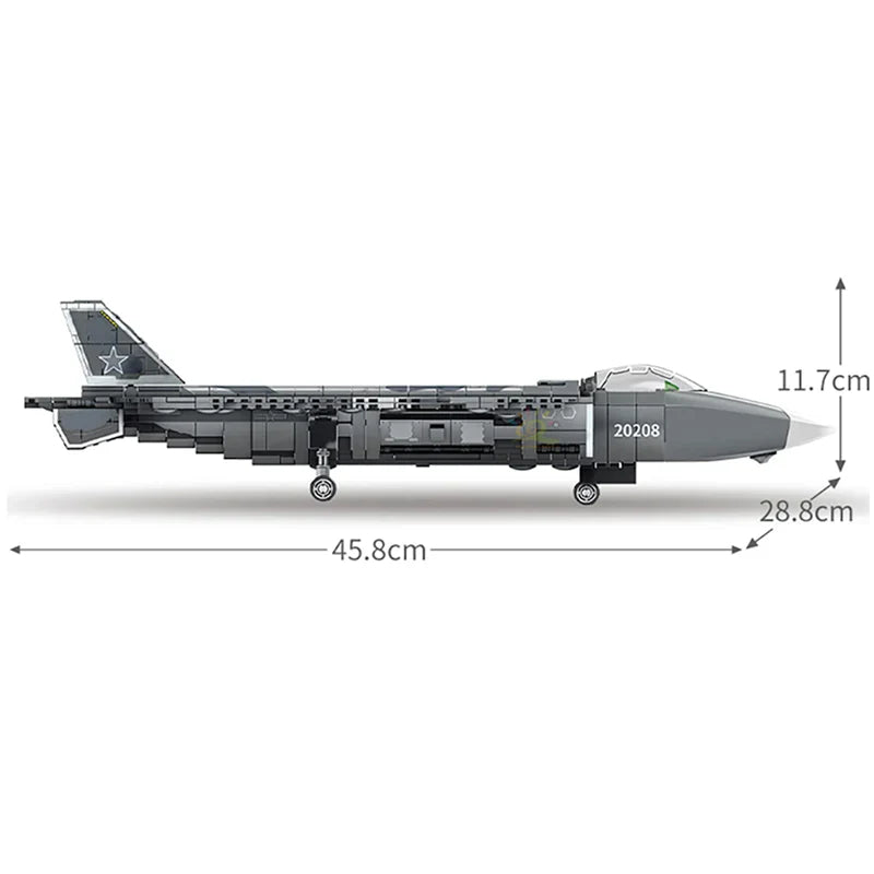 Image of product j-20-fighter-aircraft-774pcs