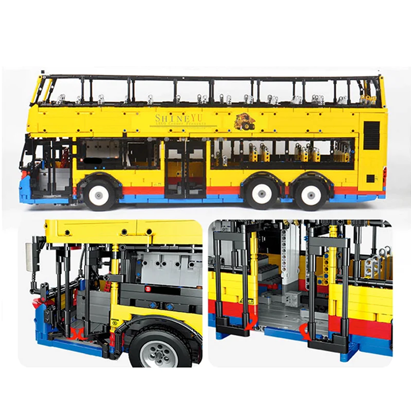 Remote Controlled Bus Building blocks set - Turbo Moc