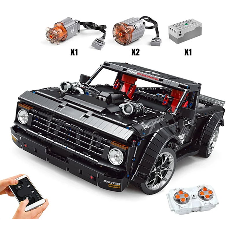 Ken Block Ford F150 Hoonitruck s set, compatible with Lego