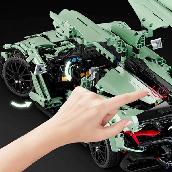 Gumpert Apollo IE Green s set, compatible with Lego