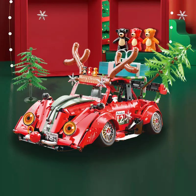 VW Santa's Underground Ride s set, compatible with Lego