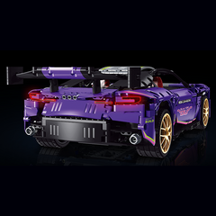 Aston Martin GT Purple s set, compatible with Lego