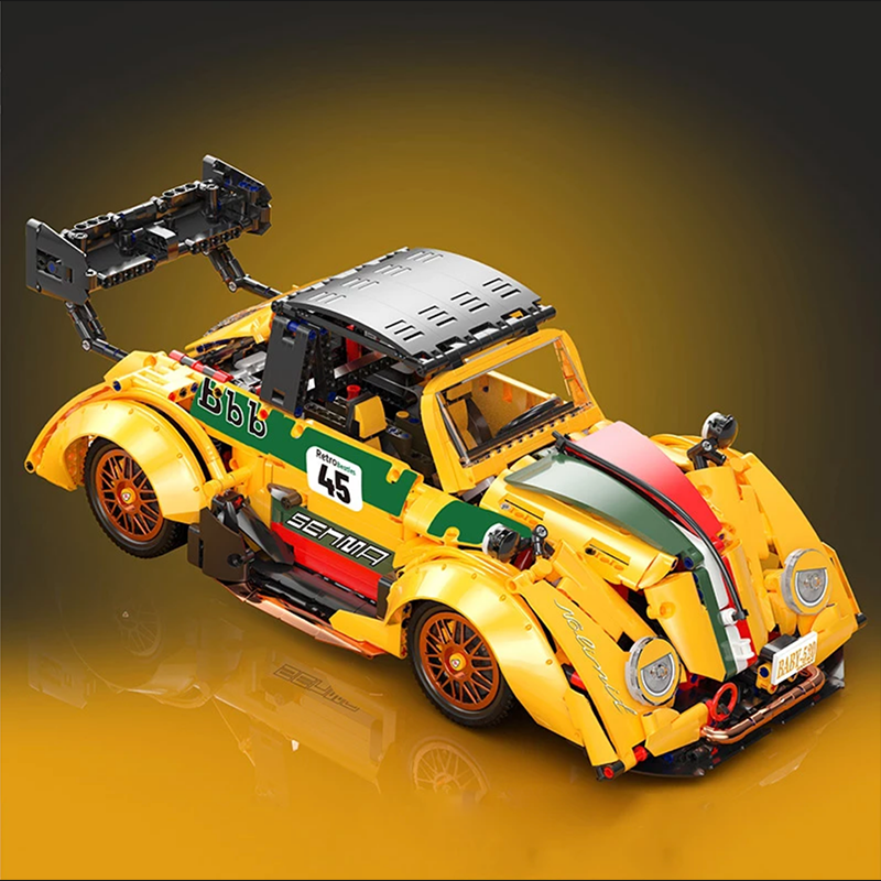 VW Beetle Slammed Cuban Cruiser s set, compatible with Lego