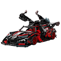 Hypercar Red Concept s set, compatible with Lego