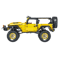 Jeep Wrangler Rubicon Yellow s set, compatible with Lego