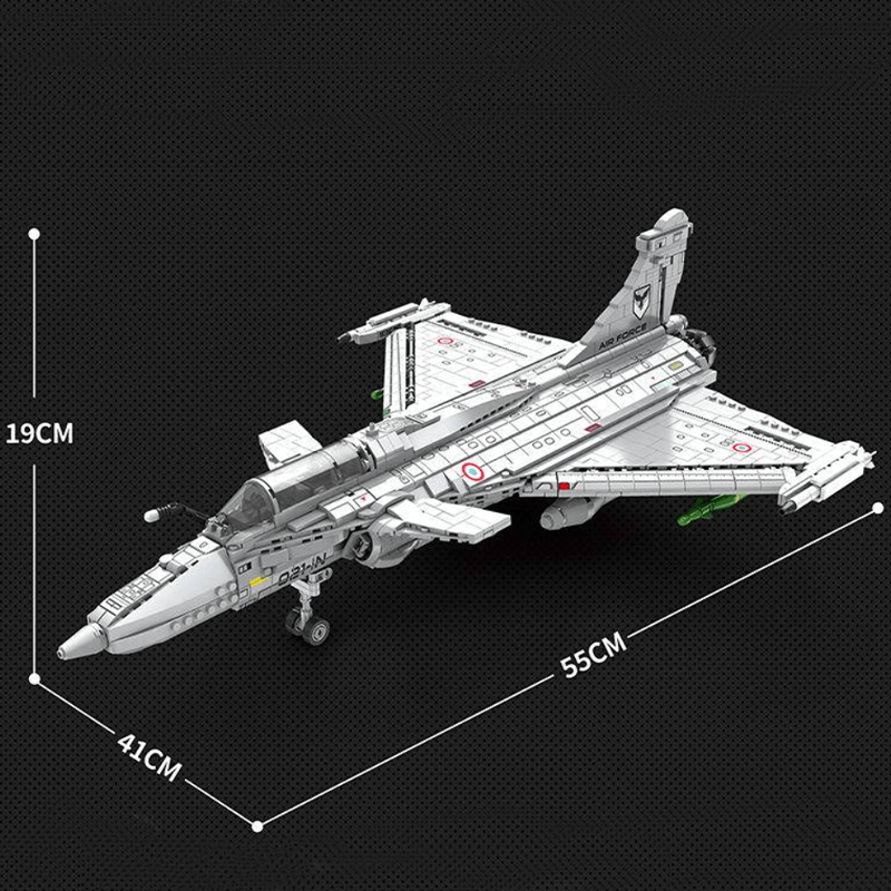 Rafale Fighter 2098pcs - Building Blocks set - Turbo Moc