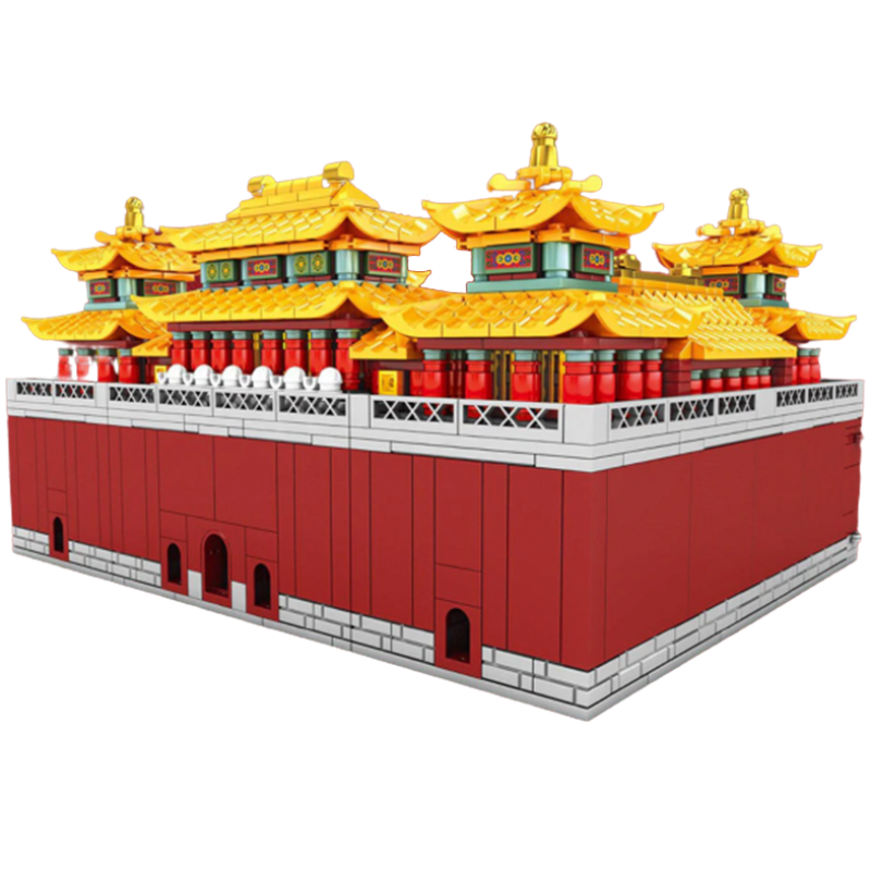 "Red Dragon" Palace 1904pcs - Building Blocks set - Turbo Moc