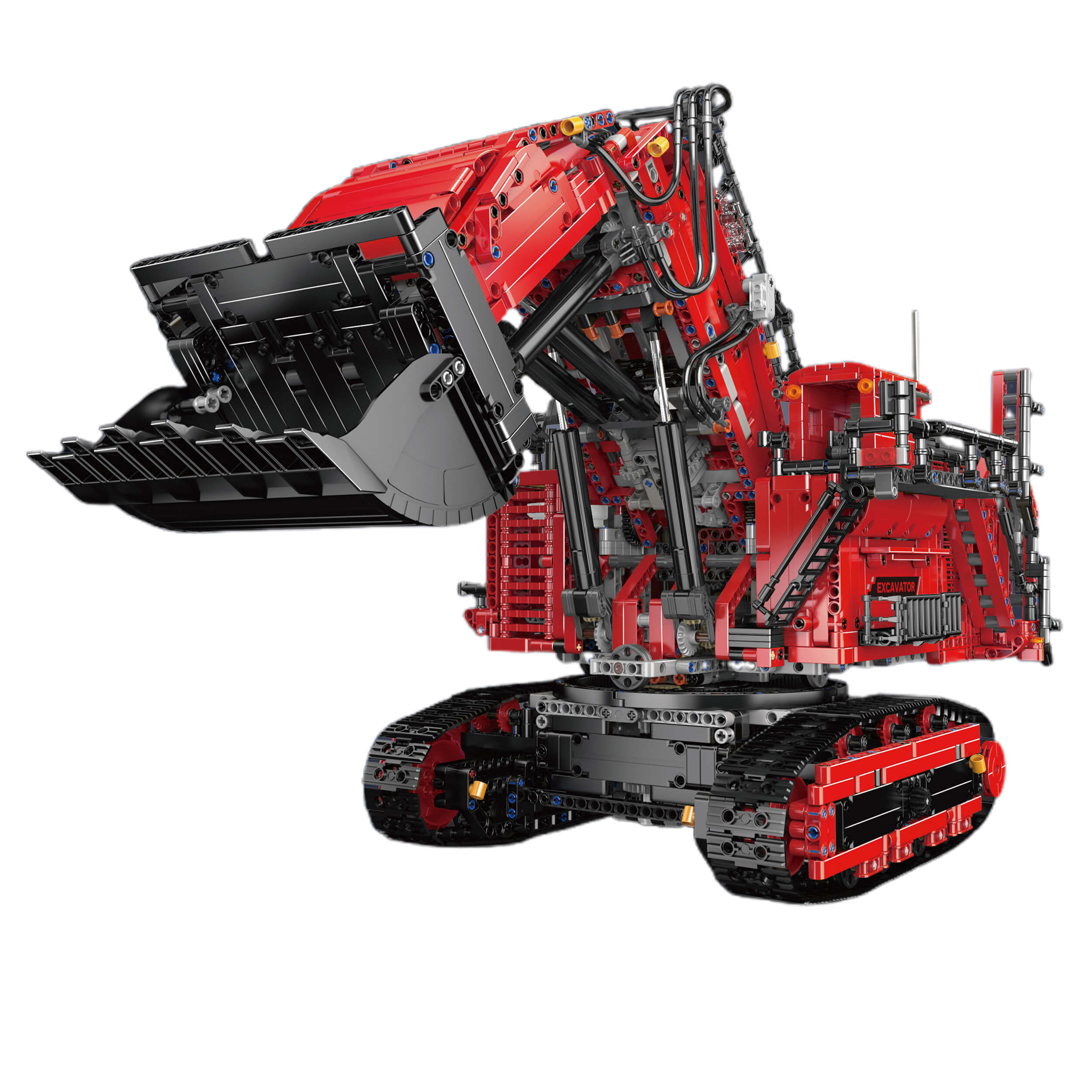 Heavy Duty RC Excavator - Building Blocks Set | Turbo Moc