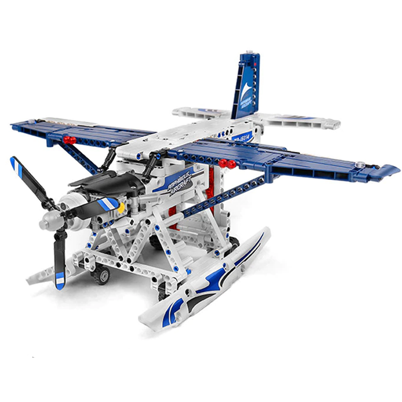 Remote Controlled Amphibious Plane 556pcs - Building Blocks set - Turbo Moc