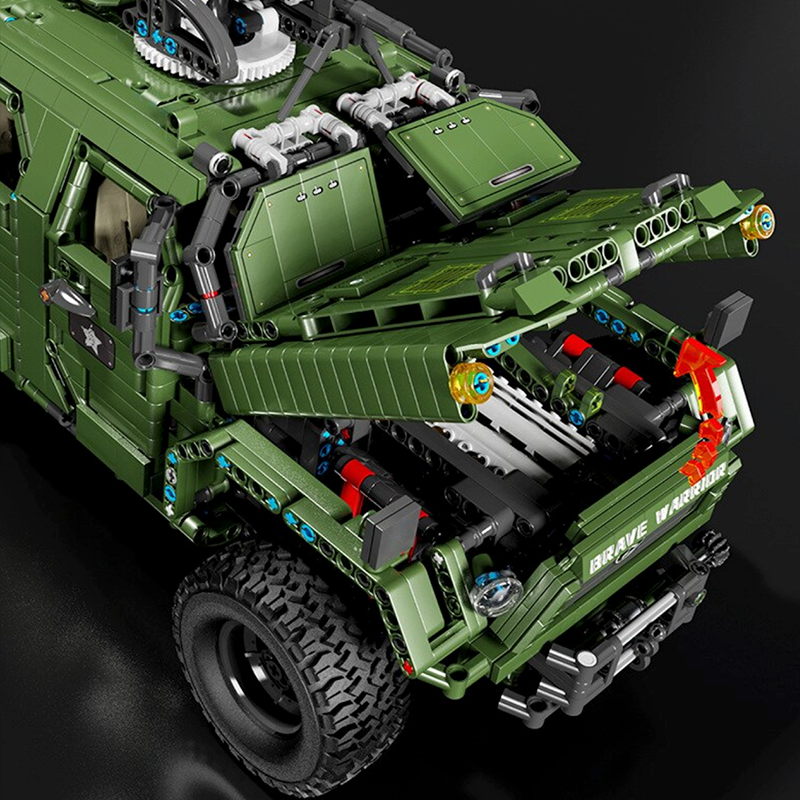 Remote Controlled Armoured Raid Vehicle 3174pcs - Building Blocks set - Turbo Moc