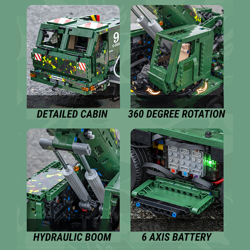 Remote Controlled Armoured Rescue Vehicle 5538pcs - Building Blocks set - Turbo Moc