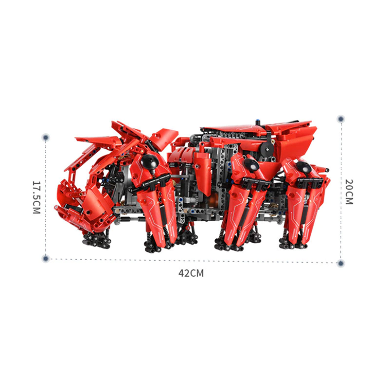 Remote Controlled Battle Hexapod 1607pcs - Building Blocks set - Turbo Moc