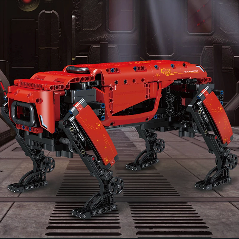 Remote Controlled BlockZone Dynamics Robot Dog 935pcs - Building Blocks set - Turbo Moc