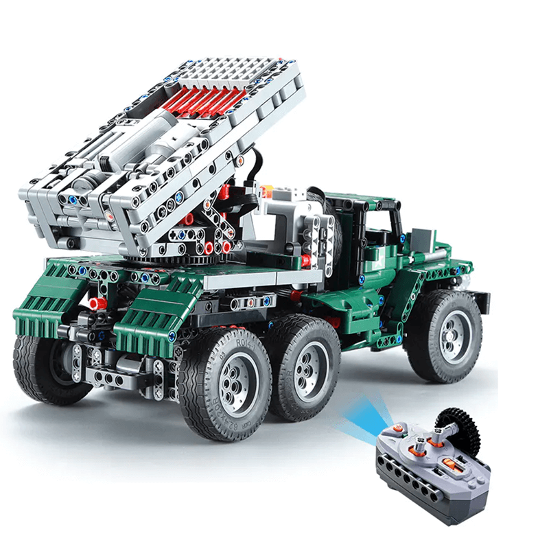 Remote Controlled Combat Vehicle - Building Blocks set - Turbo Moc