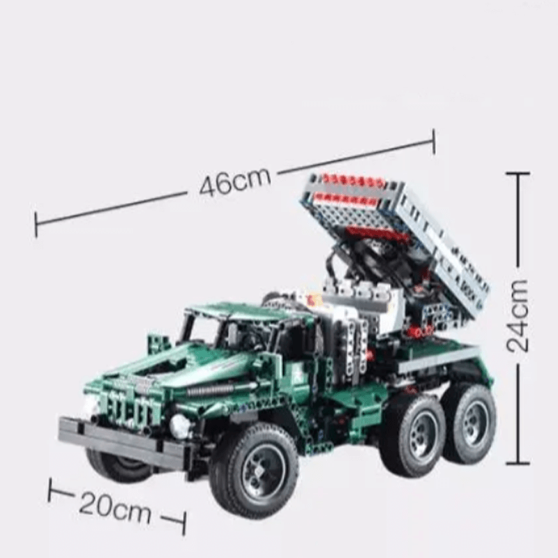 Remote Controlled Combat Vehicle - Building Blocks set - Turbo Moc