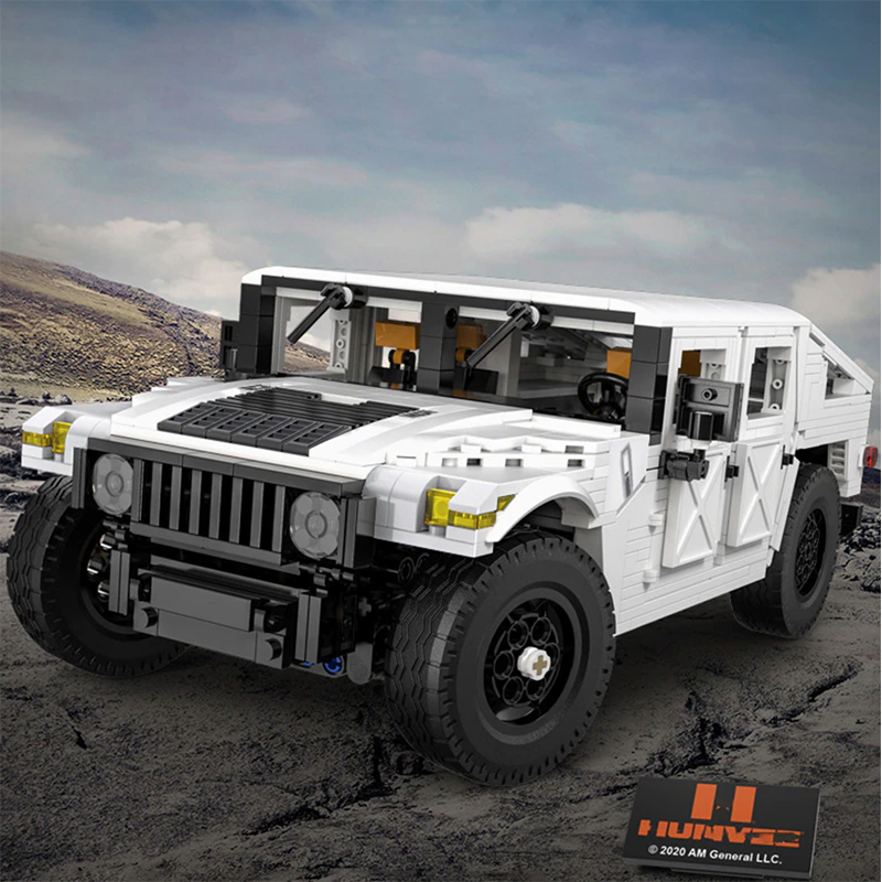 Remote Controlled H1 Humvee 1380pcs - Building Blocks set - Turbo Moc