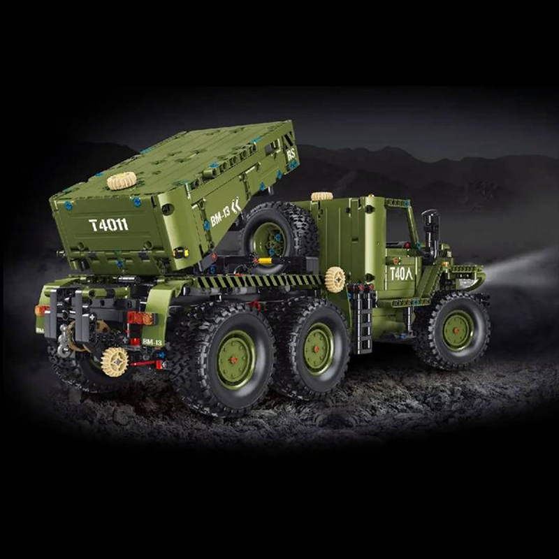 Remote Controlled Katyusha Rocket Launcher 2267pcs - Building Blocks set - Turbo Moc