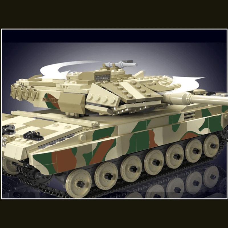 Remote Controlled Leopard Tank 1090pcs - Building Blocks set - Turbo Moc