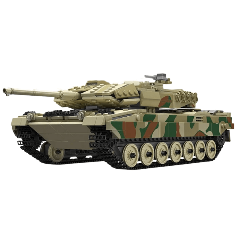 Remote Controlled Leopard Tank 1090pcs - Building Blocks set - Turbo Moc