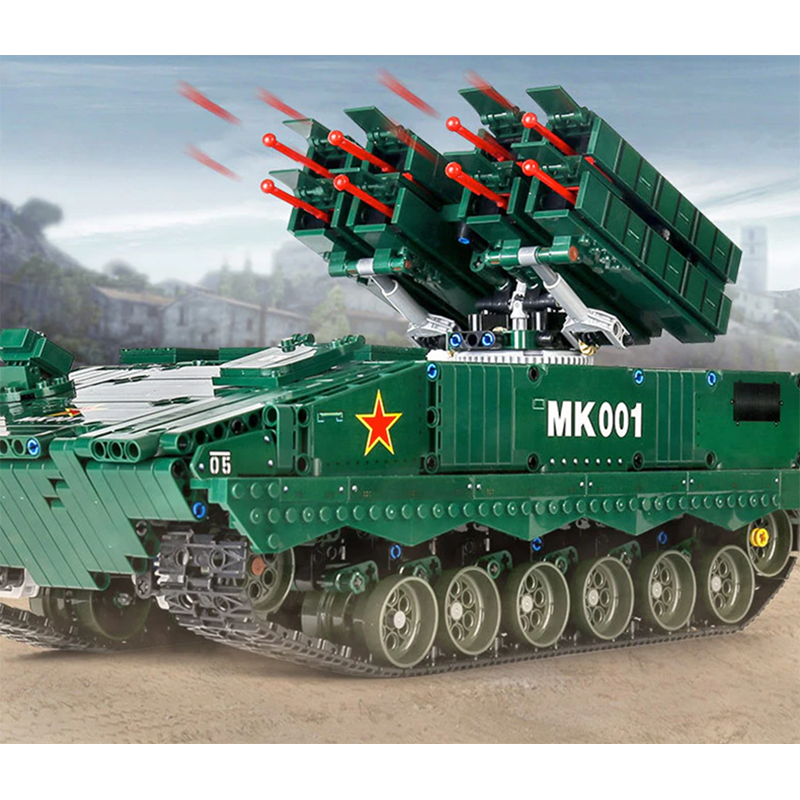 Remote Controlled Missile Shooter 1689pcs - Building Blocks set - Turbo Moc