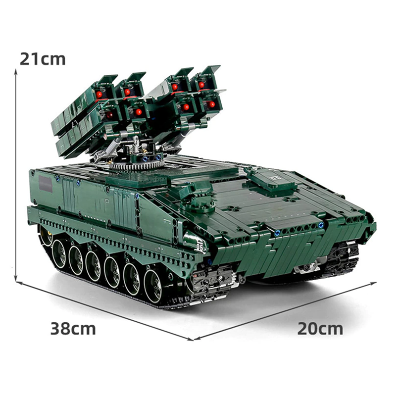 Remote Controlled Missile Shooter 1689pcs - Building Blocks set - Turbo Moc