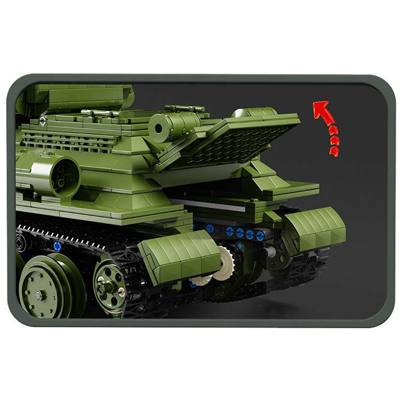 Remote Controlled T34 Tank 2051pcs - Building Blocks set - Turbo Moc