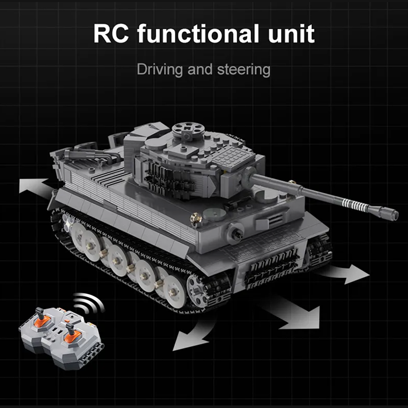 Remote Controlled Tank 925pcs - Building Blocks set - Turbo Moc