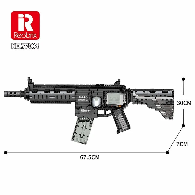 M416 Assault Rifle - Building Blocks set compatible Lego - Turbo Moc