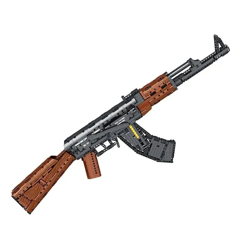 AK47 Assault Rifle V2 - Building Blocks set compatible Lego - Turbo Moc