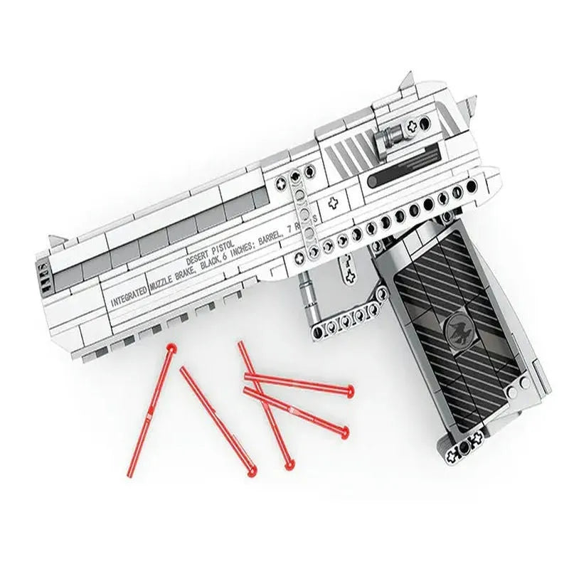 Military Gun Desert Eagle Pistol - Building Blocks set compatible Lego - Turbo Moc