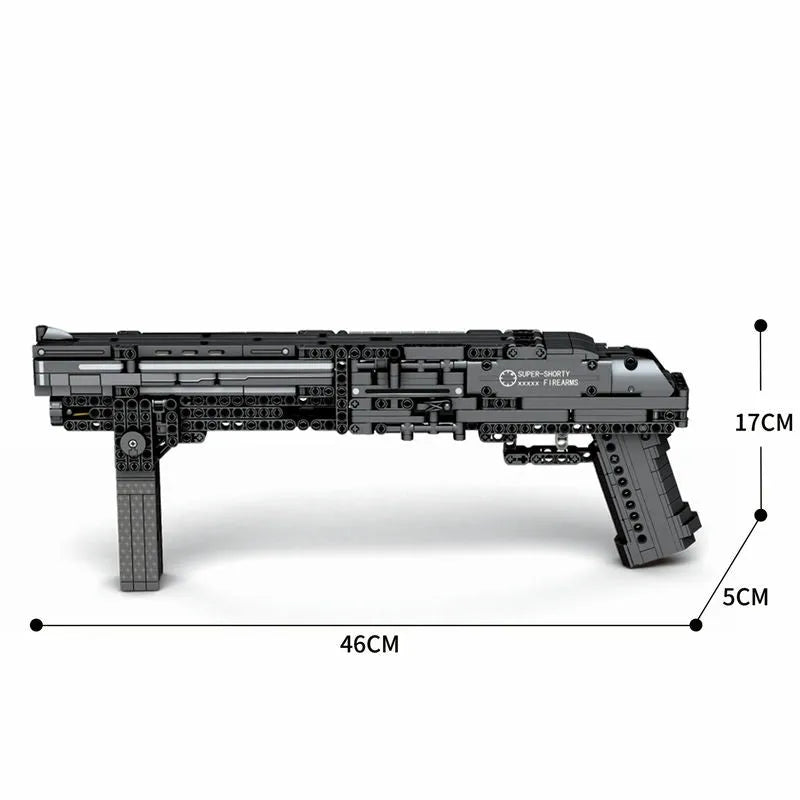 Military Gun Super Shorty - Building Blocks set compatible Lego - Turbo Moc