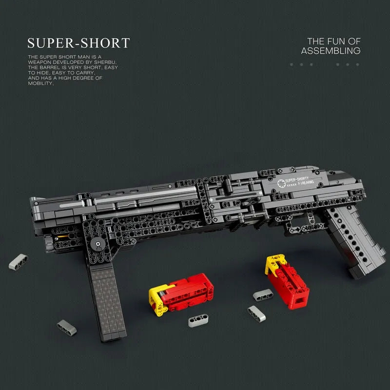 Military Gun Super Shorty - Building Blocks set compatible Lego - Turbo Moc