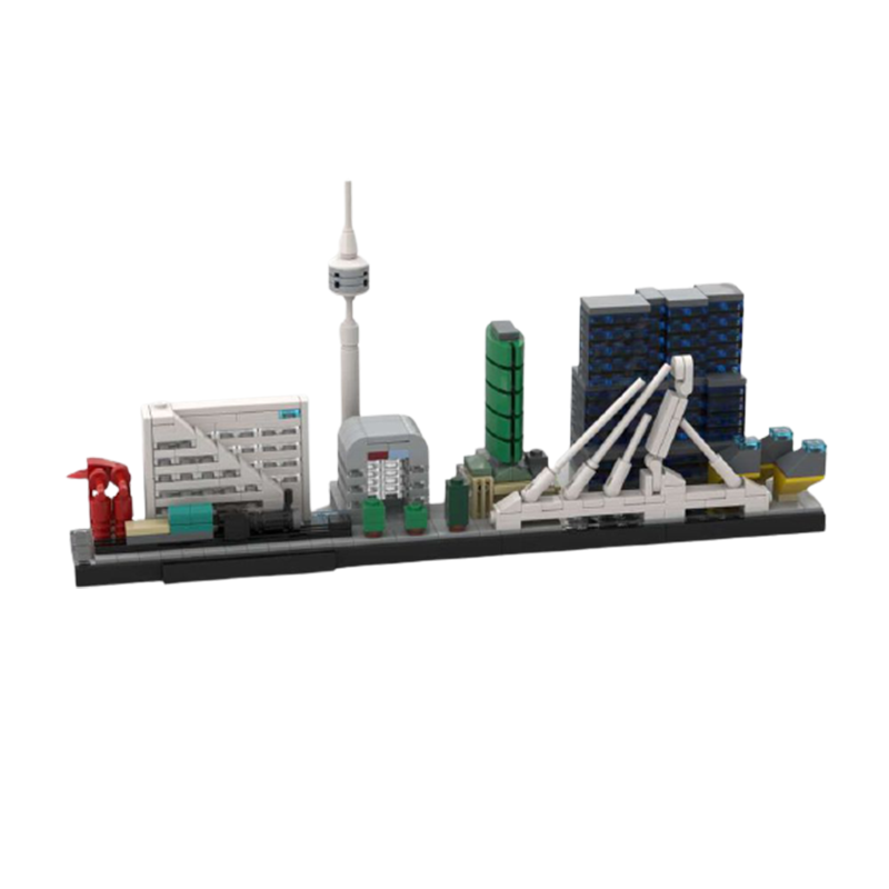 Rotterdam Skyline 656pcs - Building Blocks set - Turbo Moc