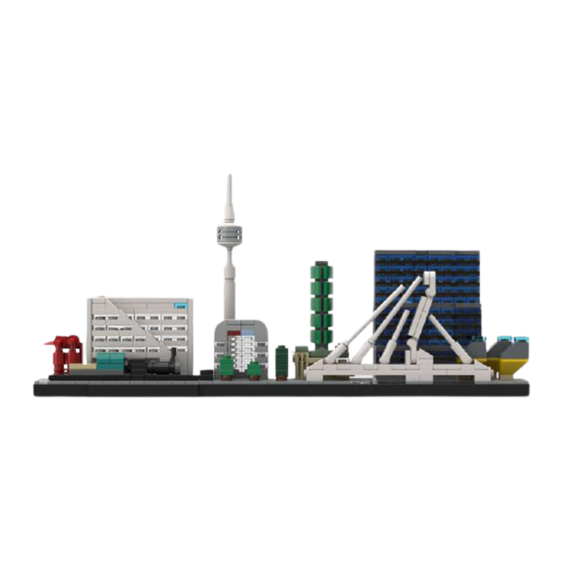 Rotterdam Skyline 656pcs - Building Blocks set - Turbo Moc